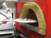 horneamos la pizza