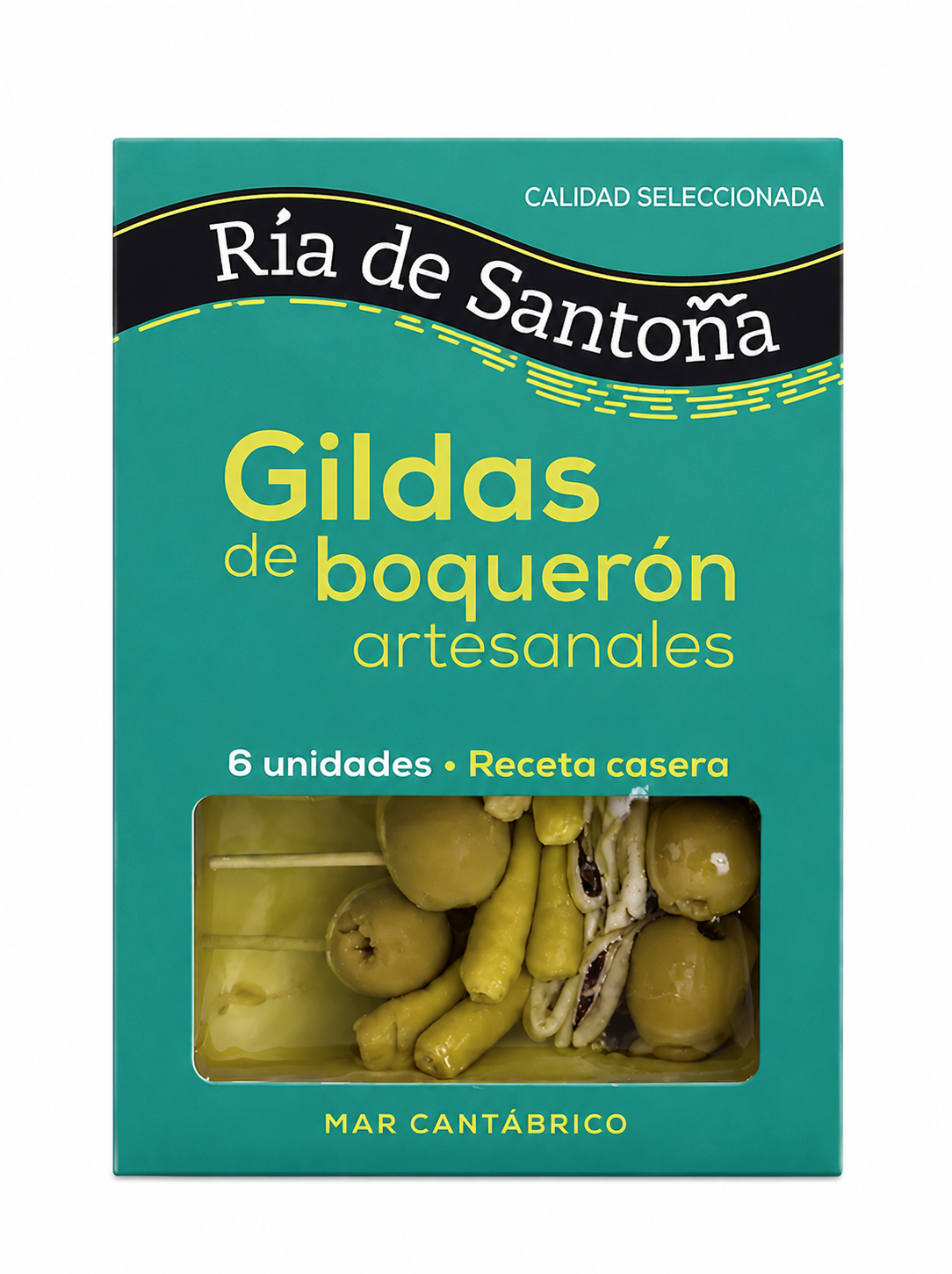 Gildas de boquerón artesanales Ria de Santoña 6 uds