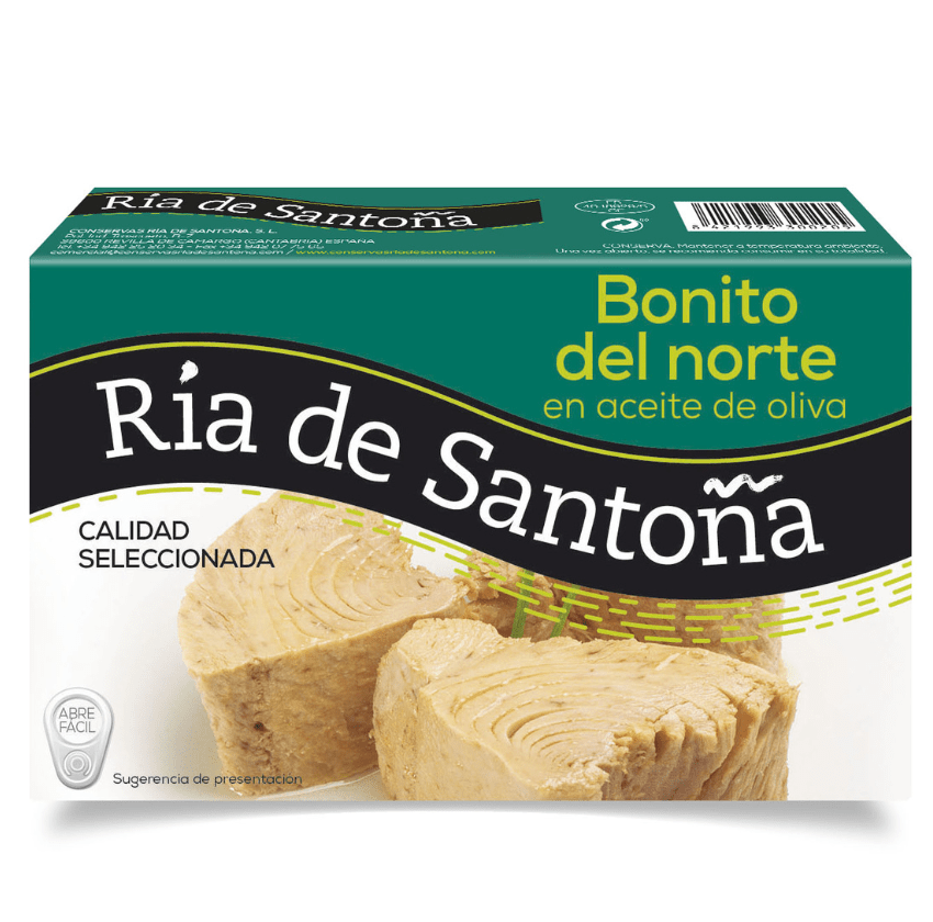 Bonito del norte en aceite de oliva lata Ría de Santoña