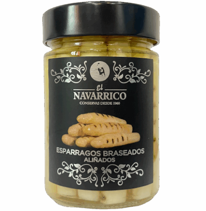 Espárragos braseados aliñados El Navarrico