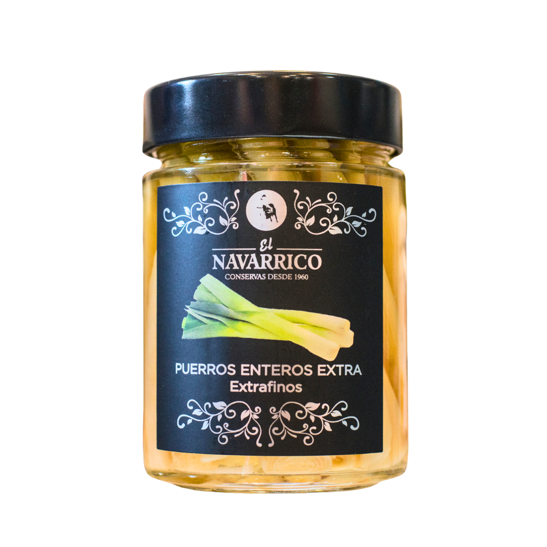 Puerros enteros extrafinos El Navarrico