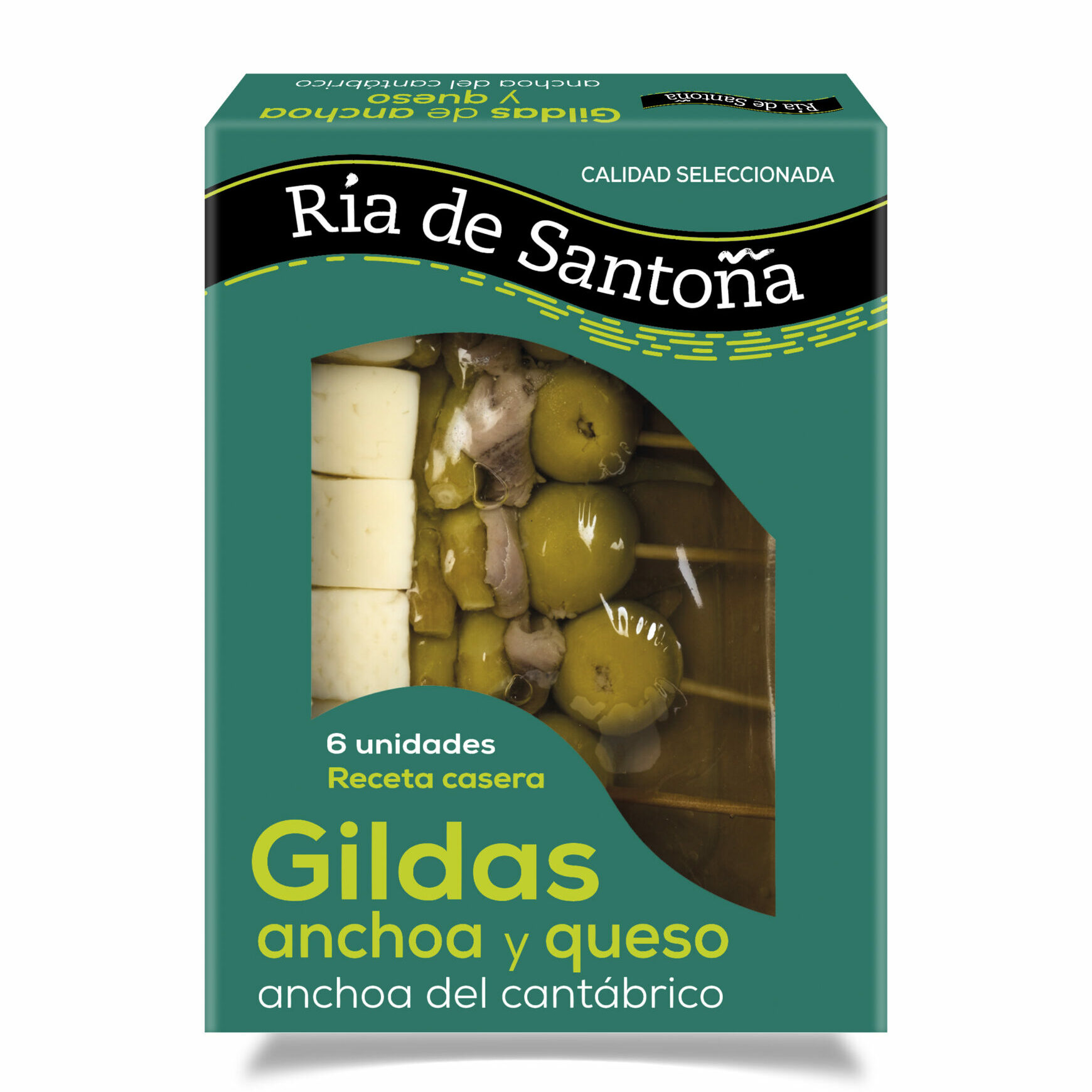 Gildas de anchoa y queso Ría de Santoña