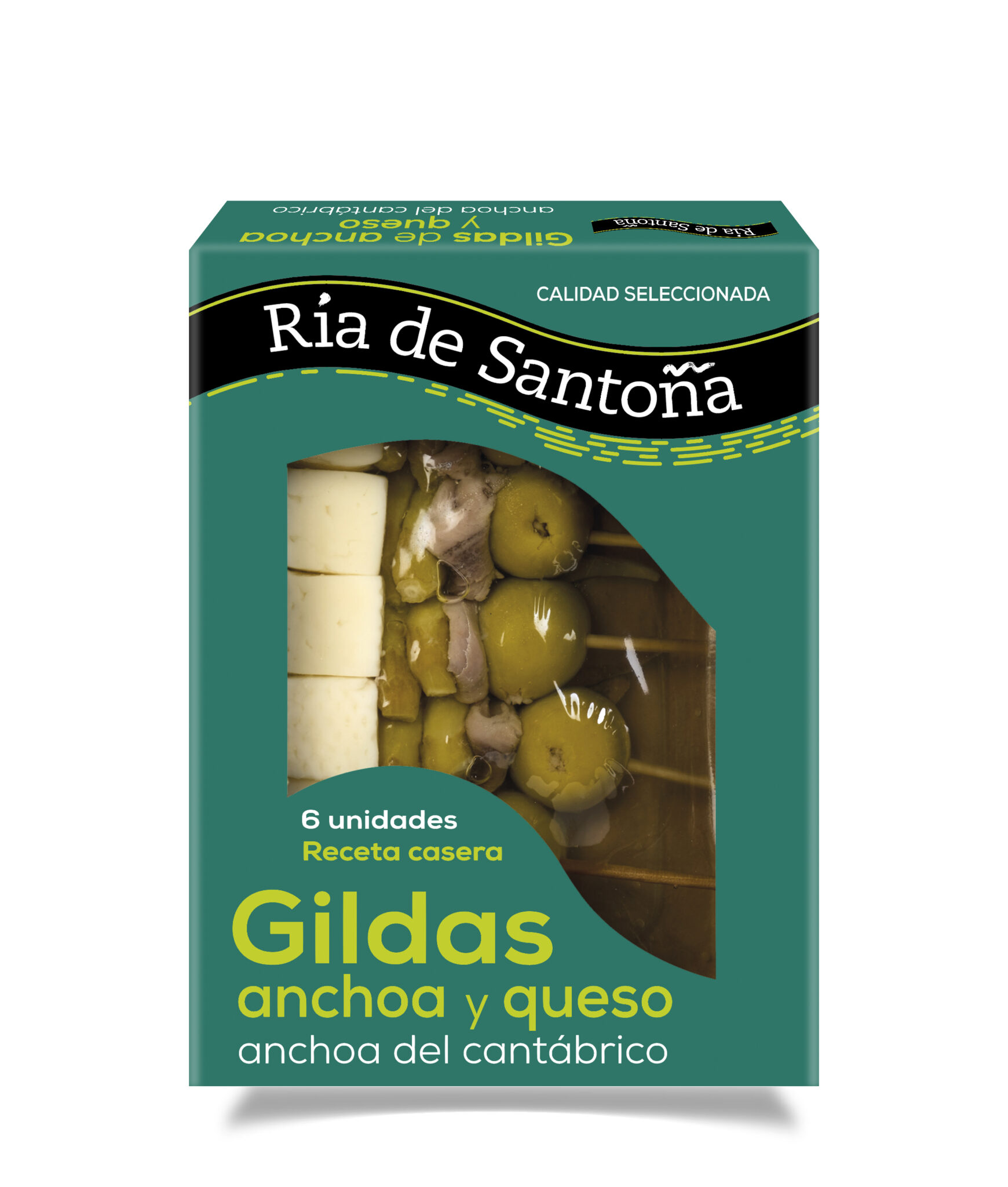 Gildas de anchoa y queso Ría de Santoña