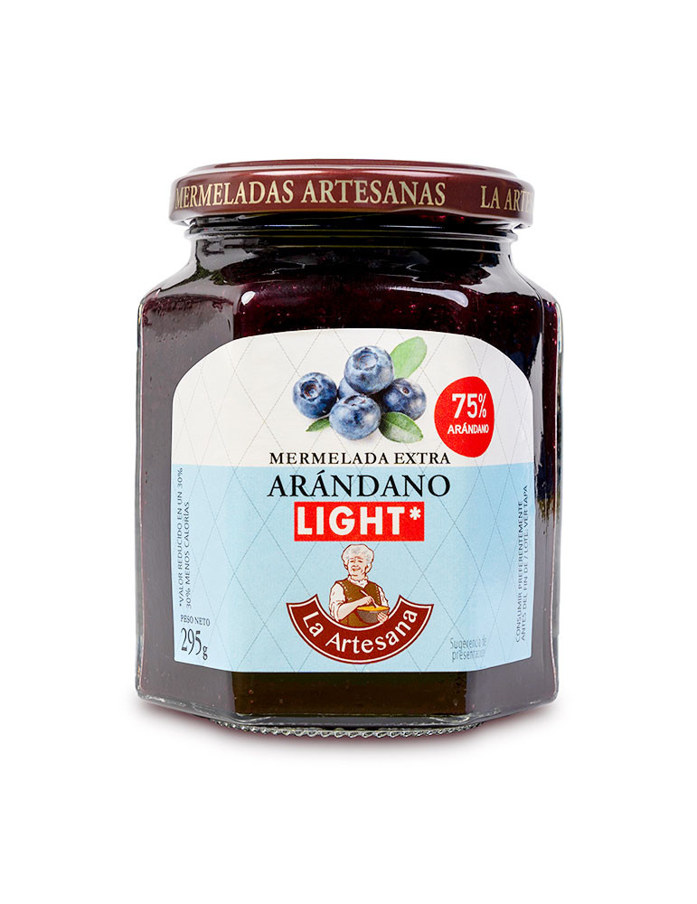 Mermelada de arándonos sin azúcar La Artesana