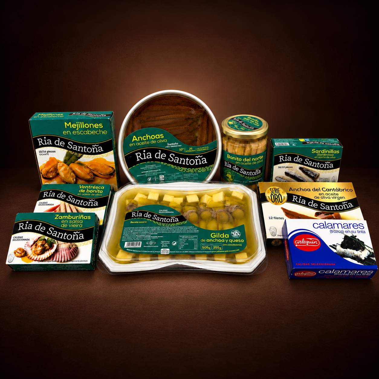 Pack conservas de pescado premium