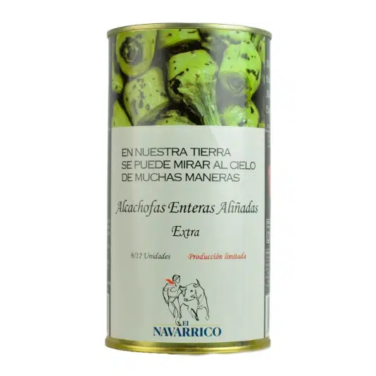 Alcachofas enteras aliñadas extra El Navarrico