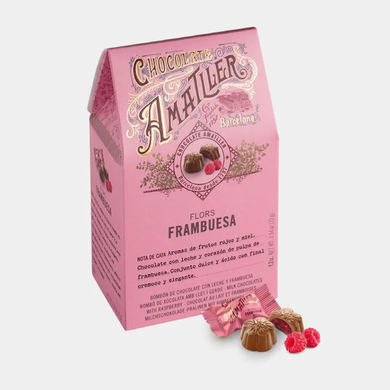 Bombones Flors de frambuesa Amatller
