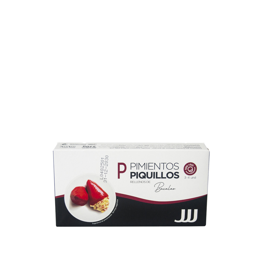 Pimientos rellenos de bacalao JJJ